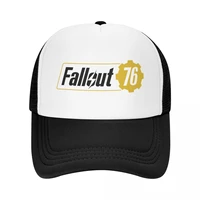 classic video game fallout 76 baseball cap for women men adjustable trucker hat sun protection snapback caps