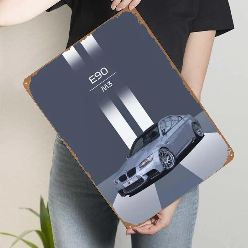 

Металлический знак BMW E90 M3