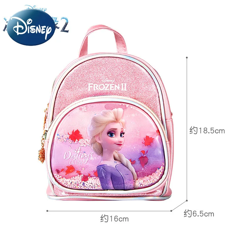 Disney Children's Backpack Class Bag for Girl Frozen School Bag Fashion Waterproof Cartoon Cute Portable