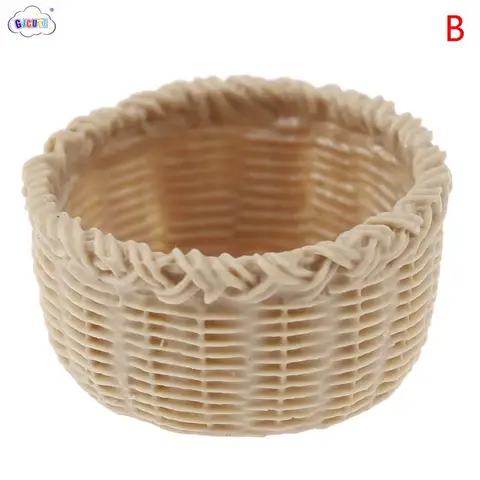 Миниатюрная корзина для хранения GJCUTE 1:12