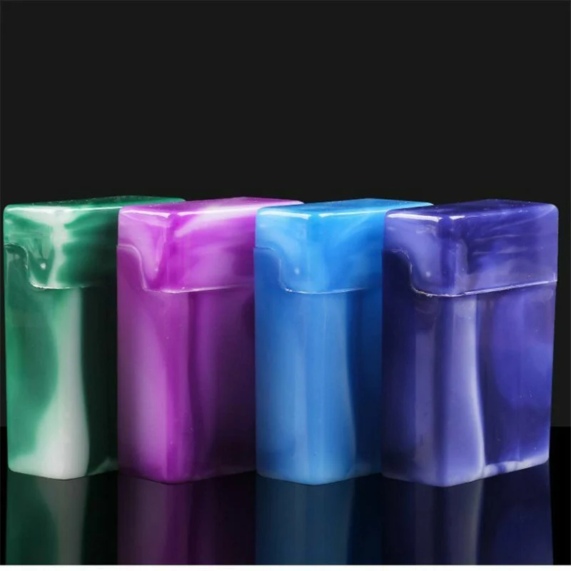 

Plastic flip top cigarette case Portable Multifunctional Storage Box Plastic Storage Compartments With Compartments Portable