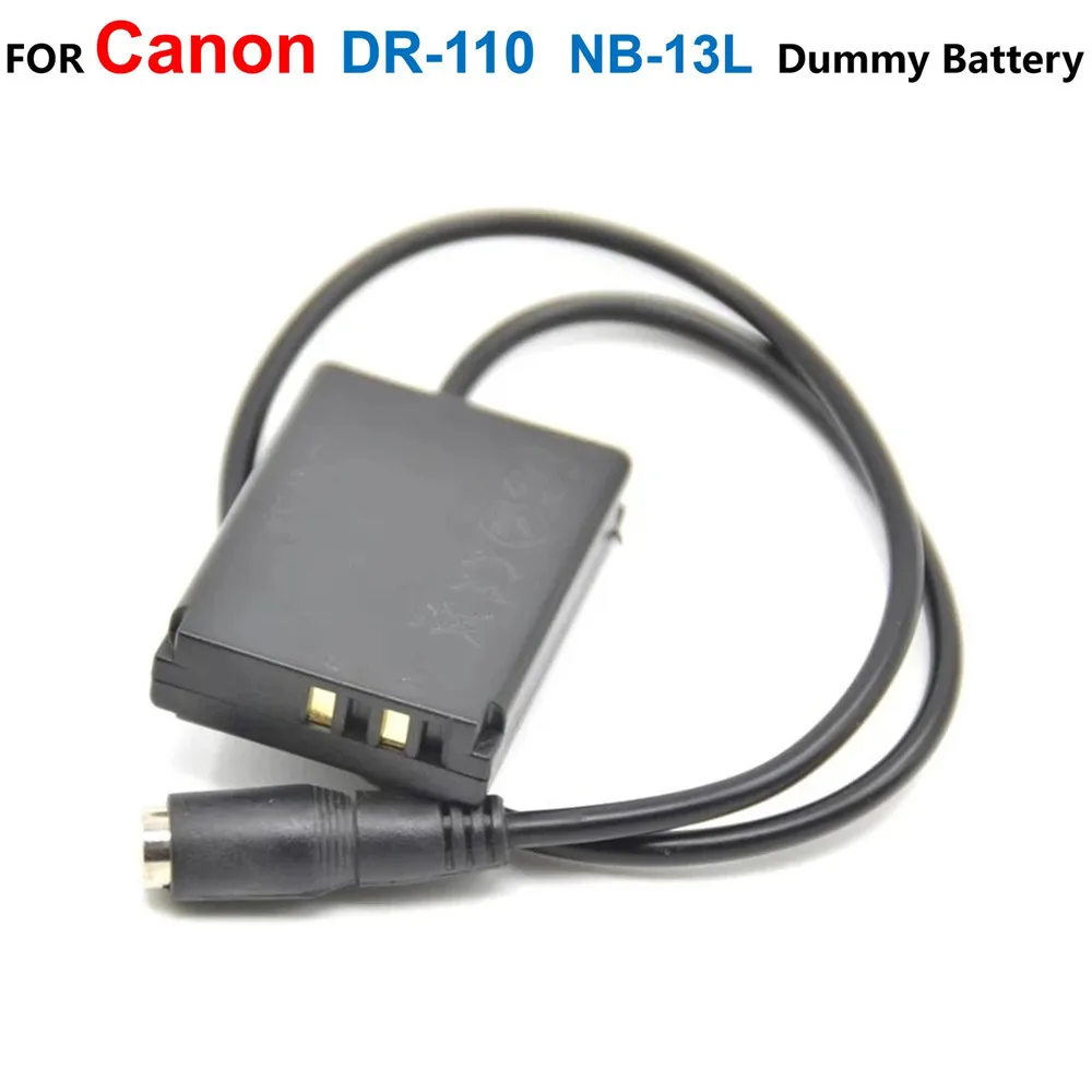 

DR-110 DR110 DC Coupler NB-13L NB13L Fake Battery For Canon PowerShot G5 G7 X Mark II G5X G7X MII G9X S620 S720