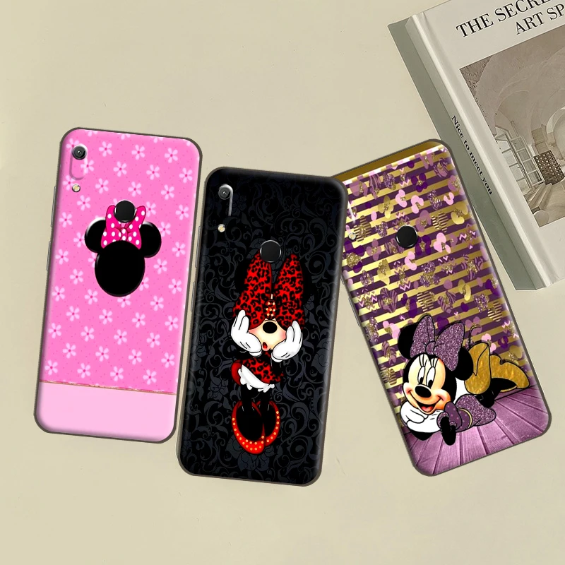 

Disney Mickey Minnie Series For Huawei Y6 2019 Y6P Soft Silicon Back Phone Cover Protective Black Tpu Case Black Silicone Cover