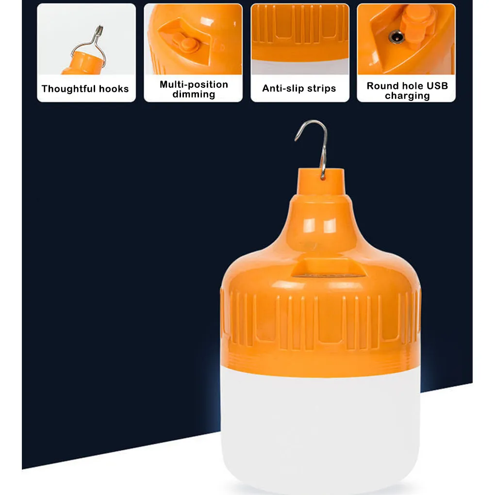 

Аварийный фонарь с зарядкой, 3 режима, регулируемая яркость, наружный, кемпинг, Велоспорт, туризм, рыбалка, мобильный подвесной светильник 30 Вт