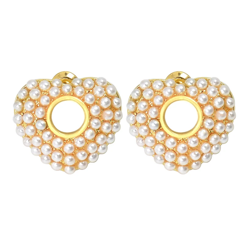 

Женские серьги-гвоздики из 18-каратного золота с геометрическим рисунком, лето 2022