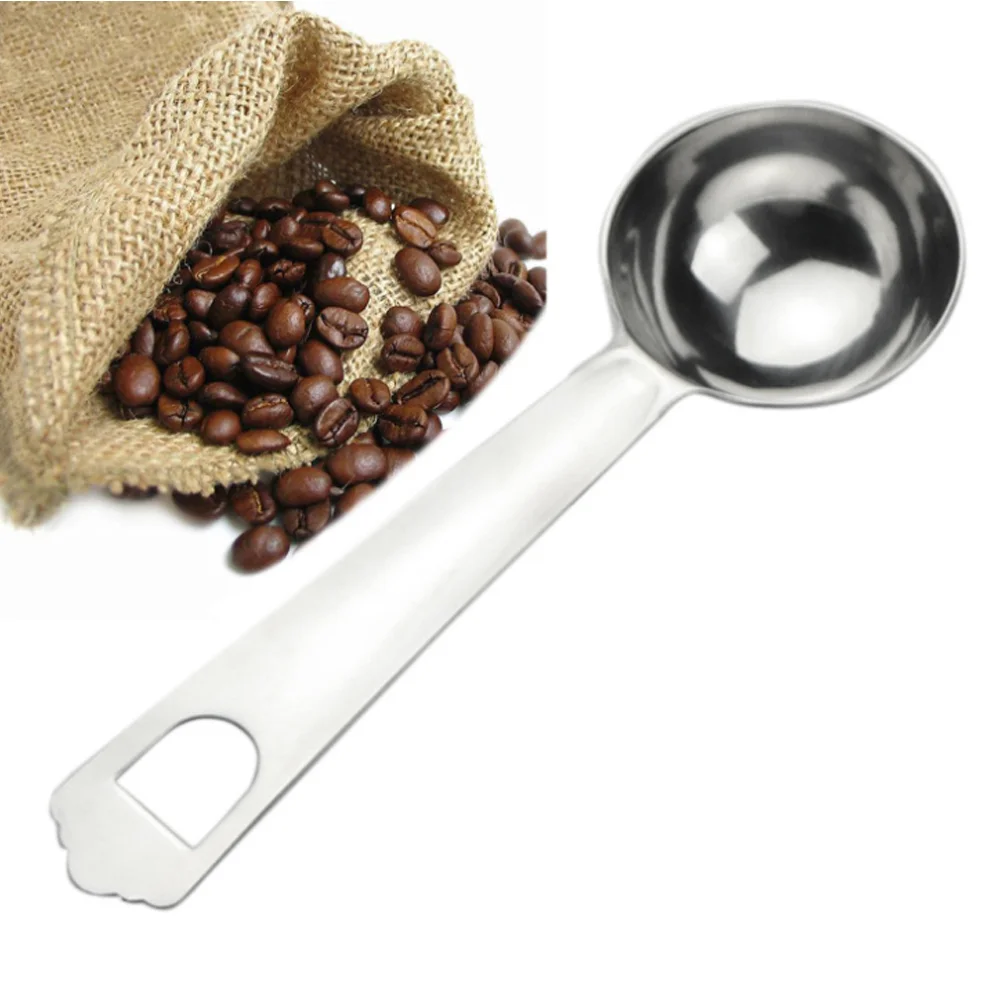 

Spoons Measuring Coffee Spoonscoop Metal Bakinglong Bead Handle Fruit Steel Dry Or Liquid Kitchen Tablespoontablespoons