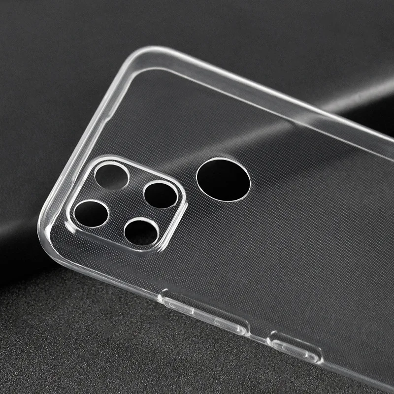transparent thin phone case for oppo realme c21y c25y coque soft clear silica gel lens protective tpu original back cover fundas free global shipping