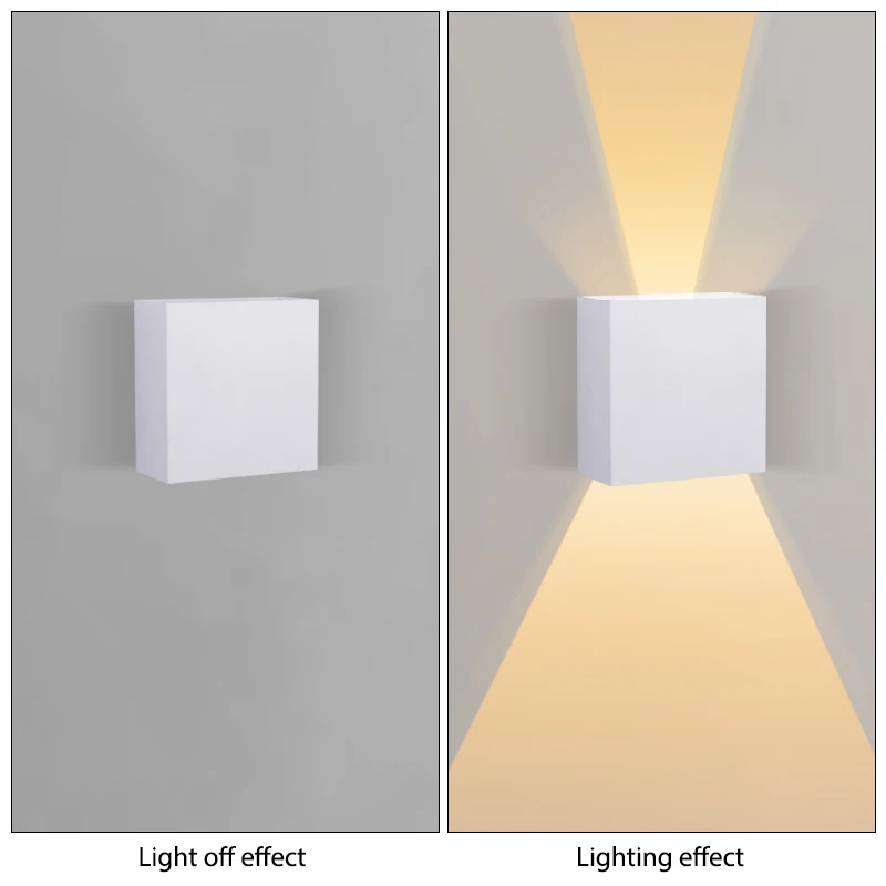 Регулируемое освещение светодиодный современный настенный светильник крыльцо