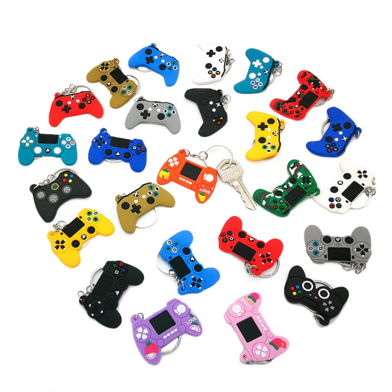 

Игровая консоль для видеоигр, контроллер, брелок, джойстик, модель ручки, индивидуальная имитация, кольцо-держатель для автомобильных ключе...