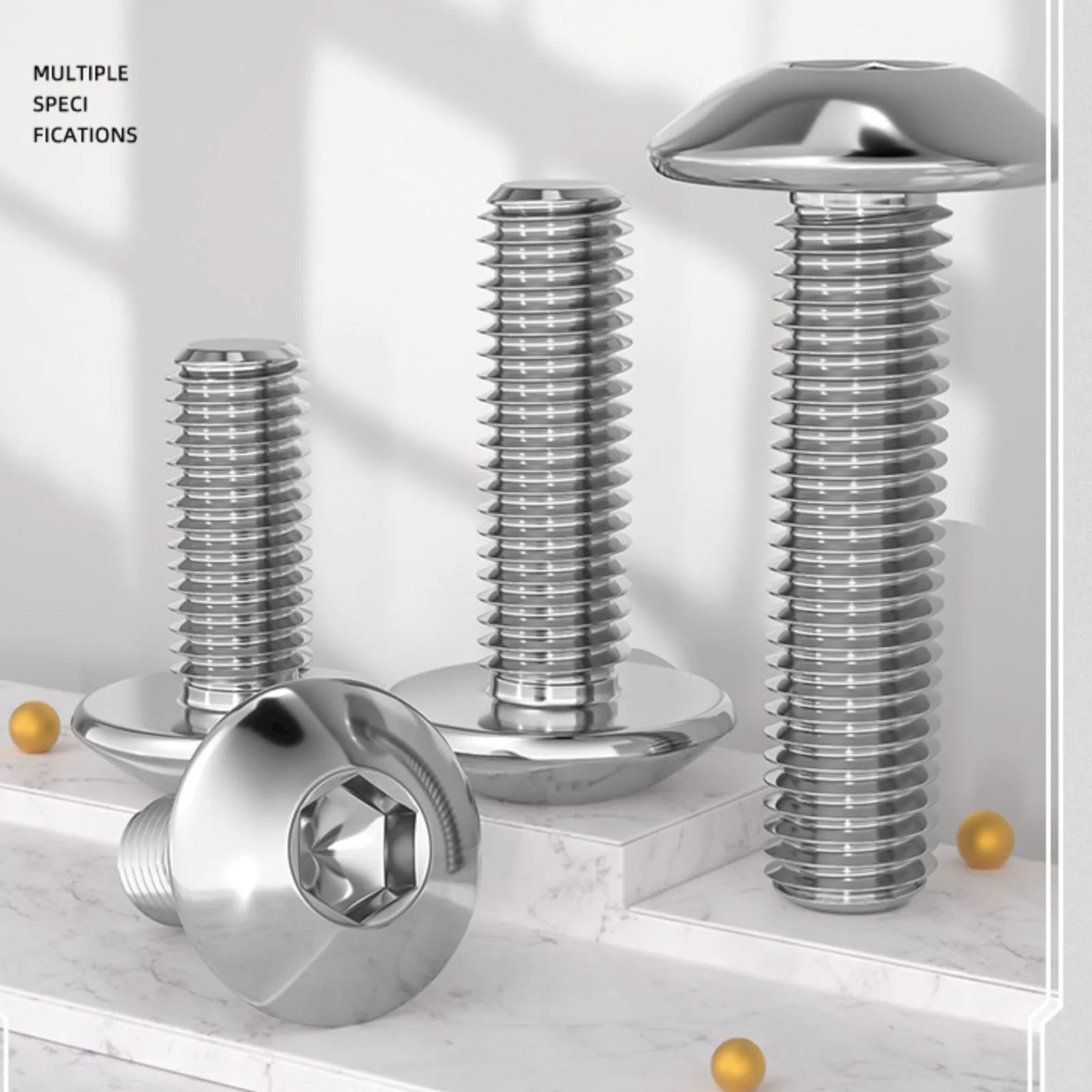 

TINGGOO Болты с шестигранной головкой из нержавеющей стали М2-М10