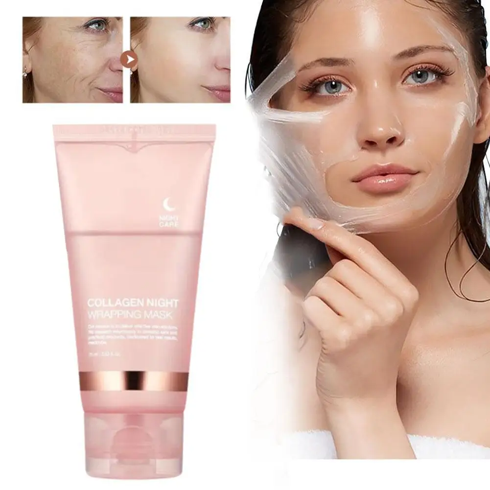 Ночная упаковочная маска исчезающая морщины глубокое увлажнение