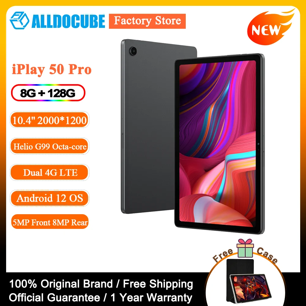 Alldocube iPlay 50 Pro планшет с 10,1-дюймовым дисплеем, восьмиядерным процессором Helio G99, ОЗУ 8 Гб, ПЗУ 10,4 ГБ, Android 12 - купить по выгодной цене - Апрельский топ товаров с Али