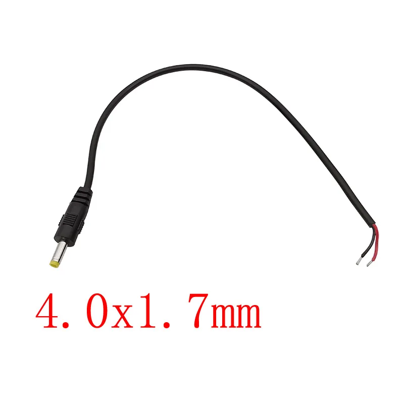 

5/10 шт., разъём для кабеля питания постоянного тока, 4,0 мм x 1,7 мм