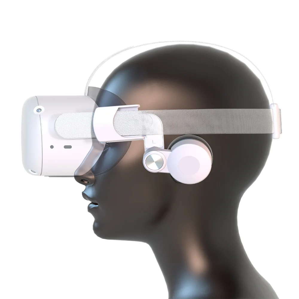 New Ear Muffs For Oculus Quest 2 VR Headset Noise Reduction Enhanced Sound Earmuffs FOR Elite Head Strap Headphone Accessories