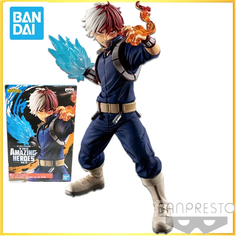 Bandai BANPRESTO My Hero Academia THE AMAZING HEROES Shoto ПВХ Фигурки 140 мм Boku no Фигурка Модель игрушки