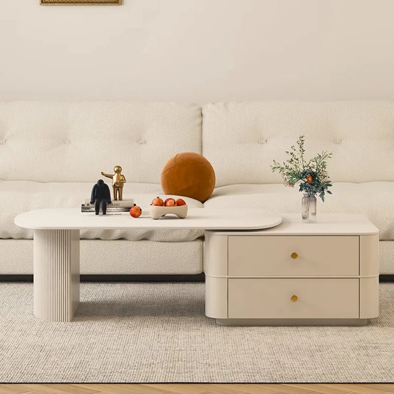 

Ящики для журнального столика, Выдвижной столик для гостиной, Современный дизайнерский столик, низкая мебель в скандинавском стиле