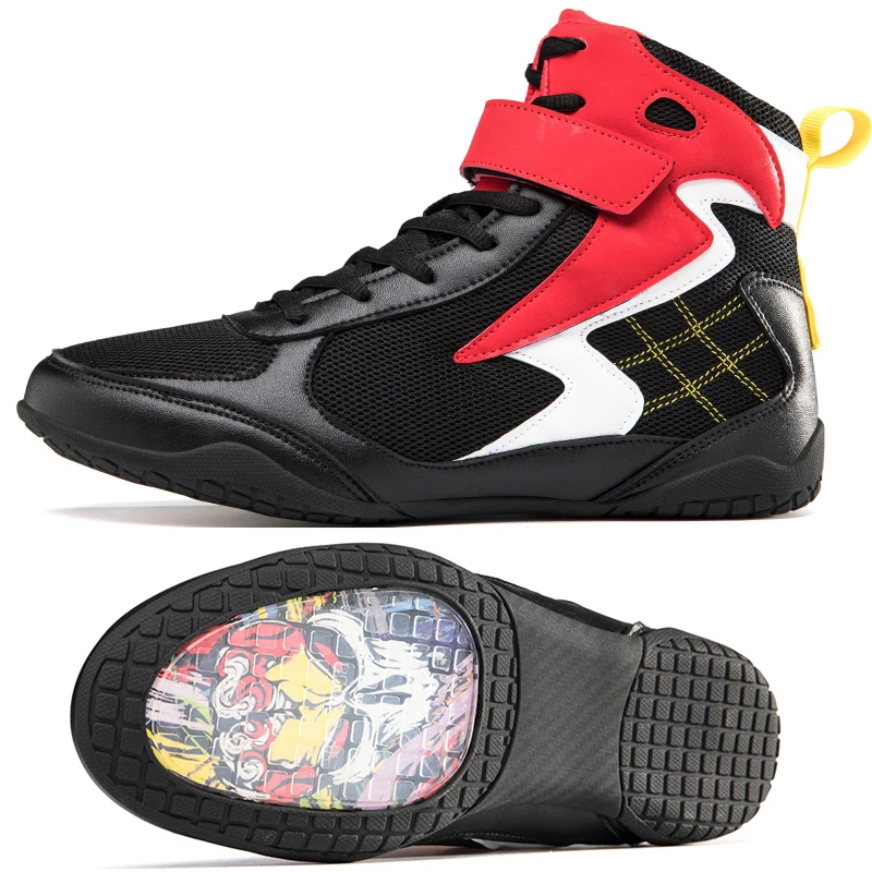 

New Boxing Shoes Men Professional Boxing Sneakers for Men Light Weight Flighting Shoes Comfortabe Wrestling Sneakers Size 46