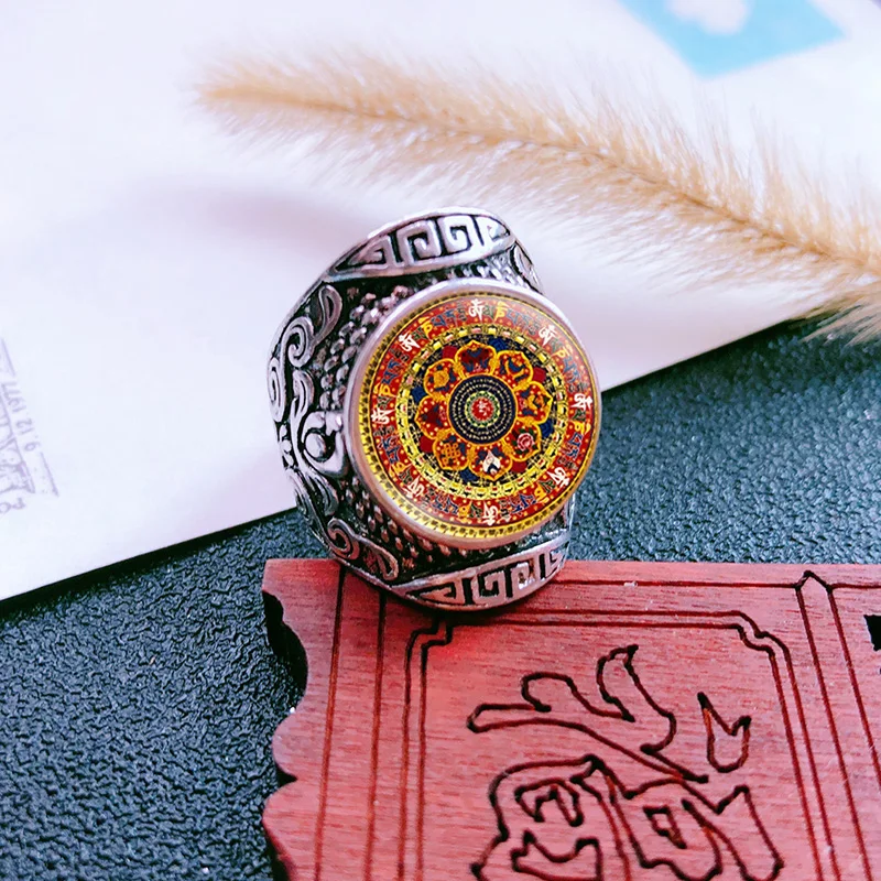 

Тибетская банка танка с ручной росписью, Зеленая Тара, гербизм Будда, неувядающая, тысяча рук Avalokitesvara, Открытое кольцо ручной работы