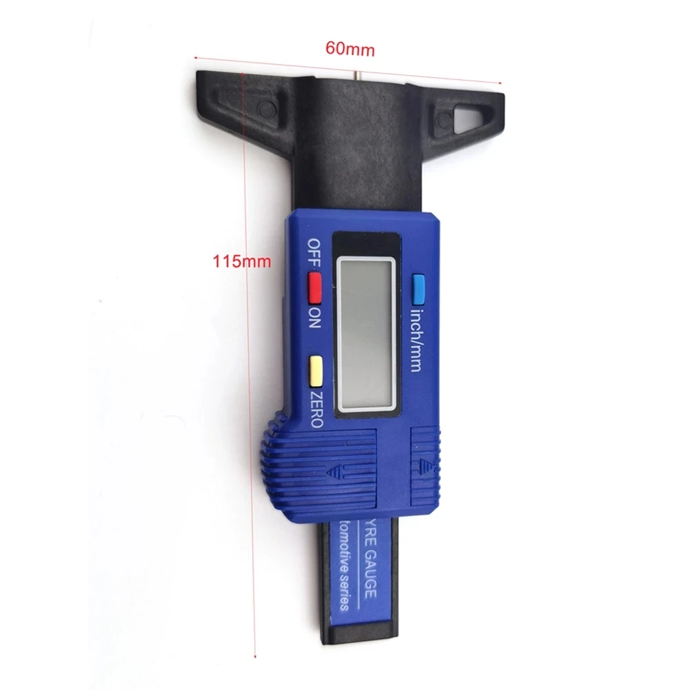 

1 Set Portable Truck Digital Tire Tread Gauge Color Coded Depth Measurement Tool Car Accessories High Quality Tire Detector