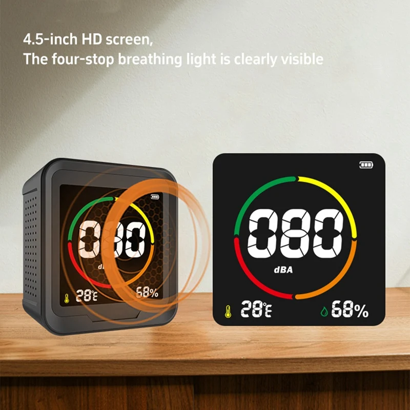 Измеритель децибел измеритель уровня звука диапазона портативный монитор со