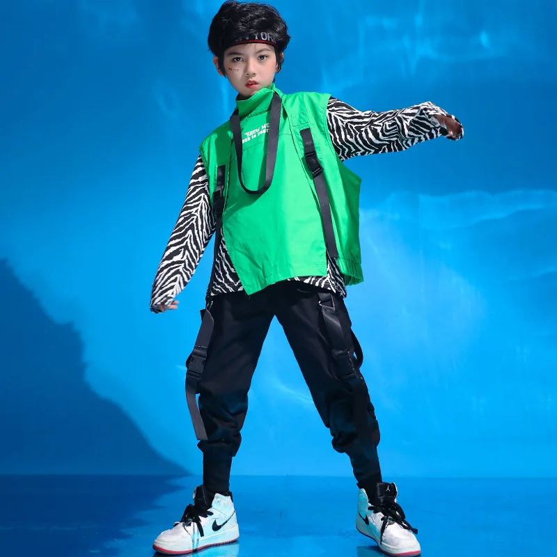 Детская одежда в стиле хип-хоп куртка без рукавов жилет футболка с длинными