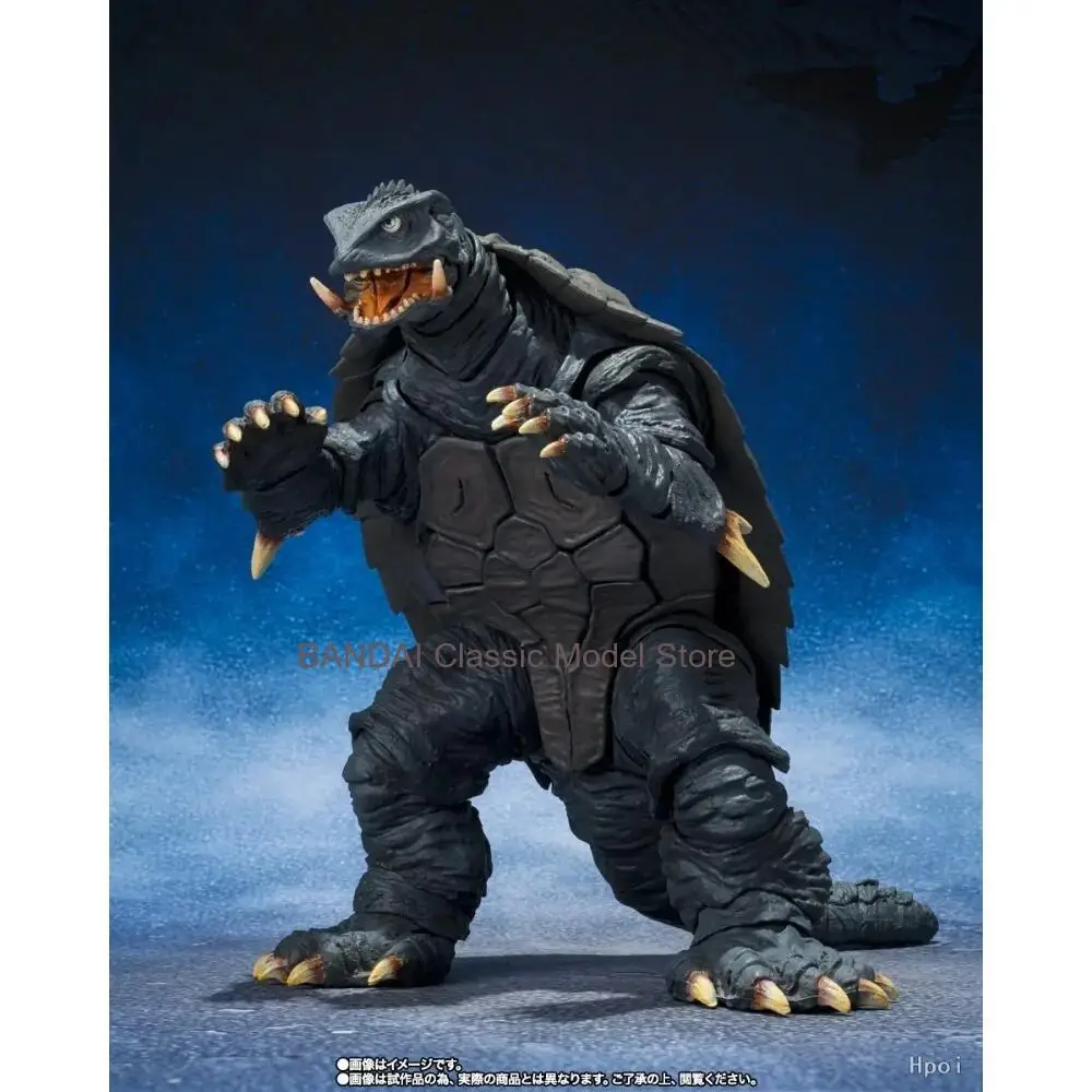 Фото Фигурка S.H.MonsterArts Gamera 1996 Sendai Battle Version, 14 см, из ПВХ и АБС-пластика, с эффектом плазменного огненного шара, детали и подставка №2