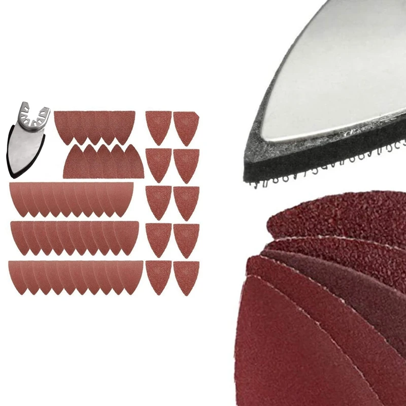 

Finger Sanding Sheets Sand Disc Kit, Oscillating Saw Sanding Kit Sanding Pad,Polishing Sandpaper Set