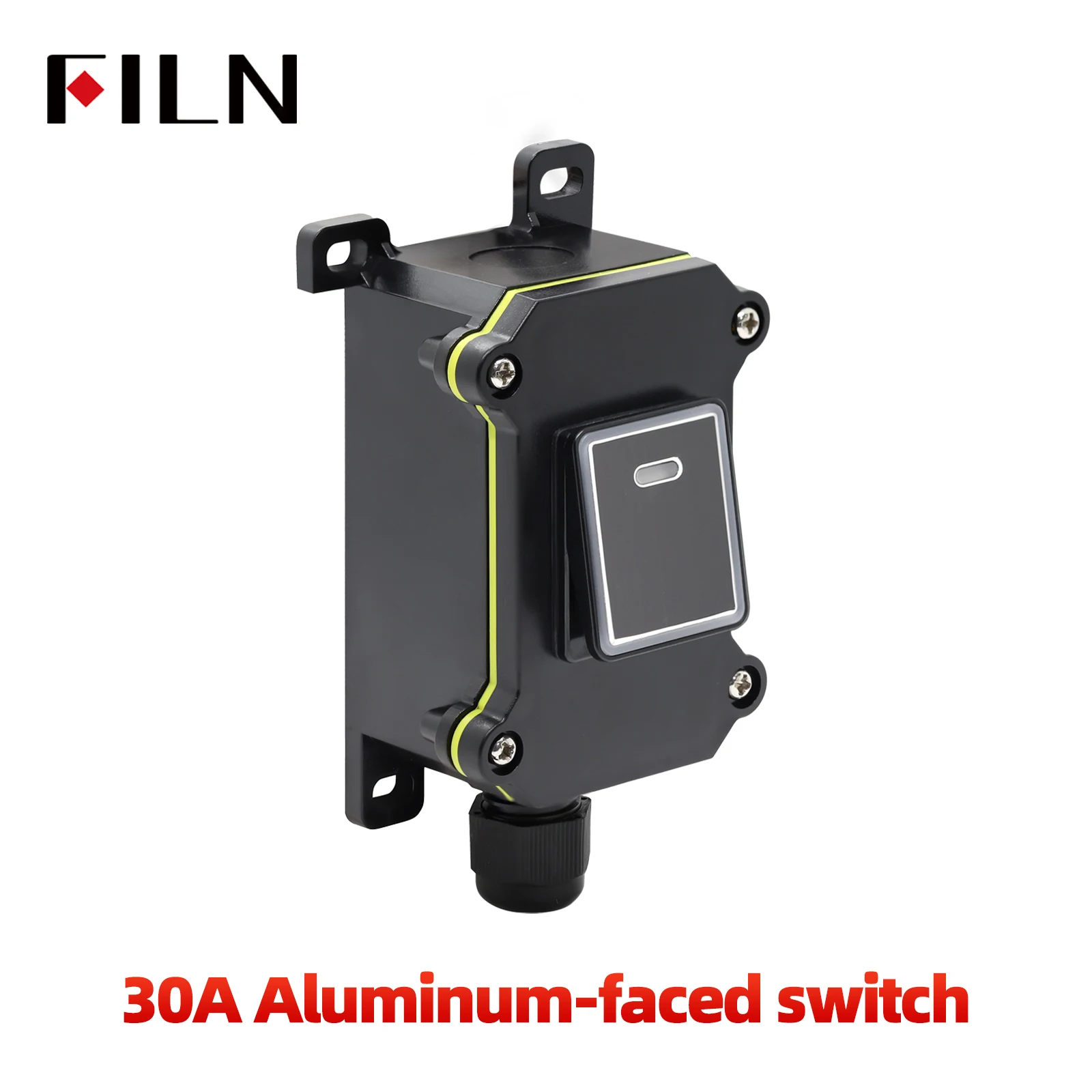 

FILN 30A тумблер 12 В 24 В 220 В IP65 герметичный уличный ящик линейный кулисный переключатель с водонепроницаемой функцией