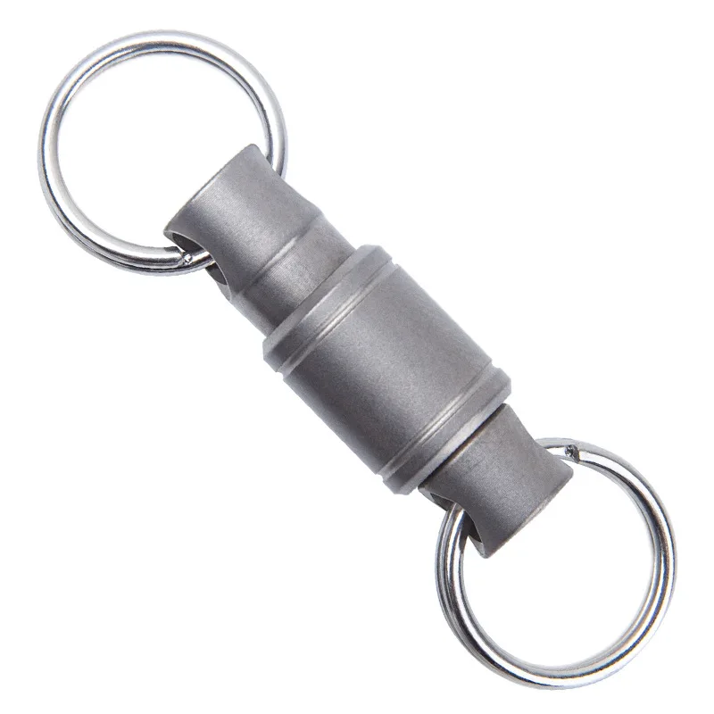 

Titanium Rotate Buckle Portable Multifunctional EDC Outdoor Tool Titanium Alloy Waist Belt Quick Buckle Keyring