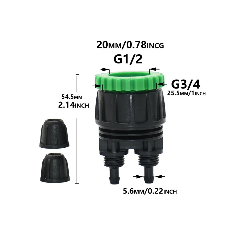 

Соединитель для шланга KWZL пластик 1/2 3/4 дюйма
