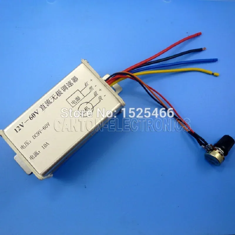 12 В 24 10 А Управление скоростью двигателя постоянного тока Универсальный 9-60 ШИМ HHO