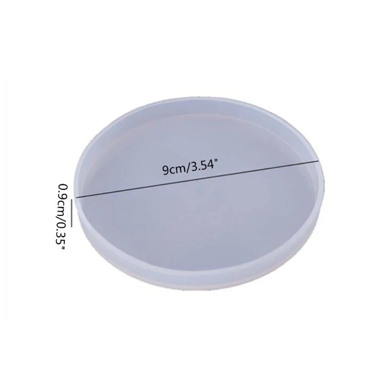 Формы для подставок эпоксидной смолы круглые формы литья чашек украшений