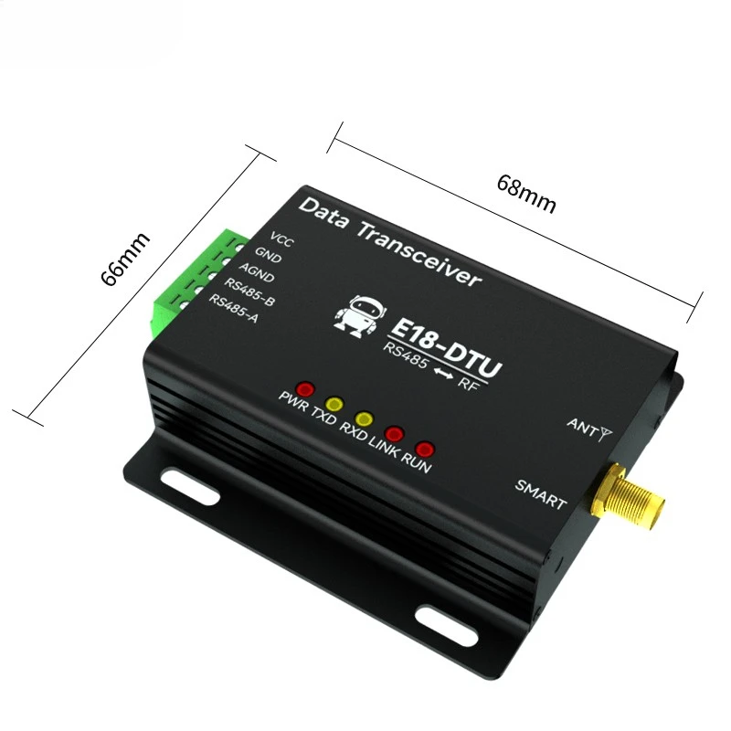 

CC2530 Zigbee 3.0 Wireless Data Transmission Station RS485 27dBm CDEBYTE E18-DTU(Z27-485) DC8 ~ 28V Zigbee Data Transceiver