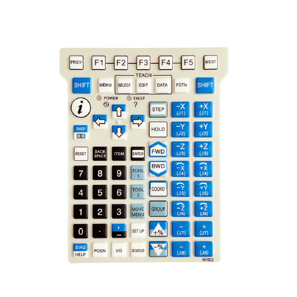 Machine Control Keypad 1PCS New For MHE2 Film A05B-2255-C100 Teach Pendant Button Film Membrane Keypad