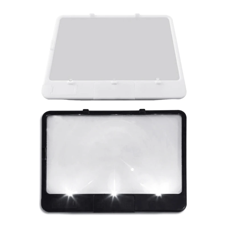 

Desktop Reading Magnifier Glass with LED Light Illuminated Magnifier Screen Read