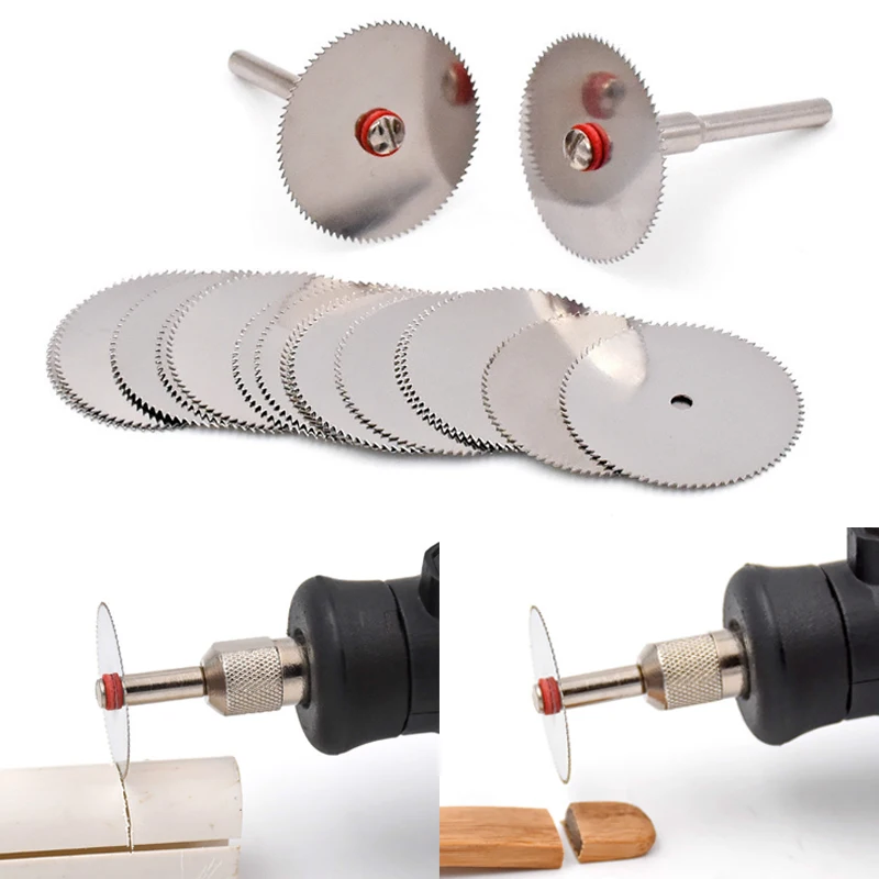 

Hot 11/22Pcs Mini Circular Saw Blade Electric Grinding Cutting Disc for Wood Cutting Metal Cutter Discs Power Dremel Rotary Tool