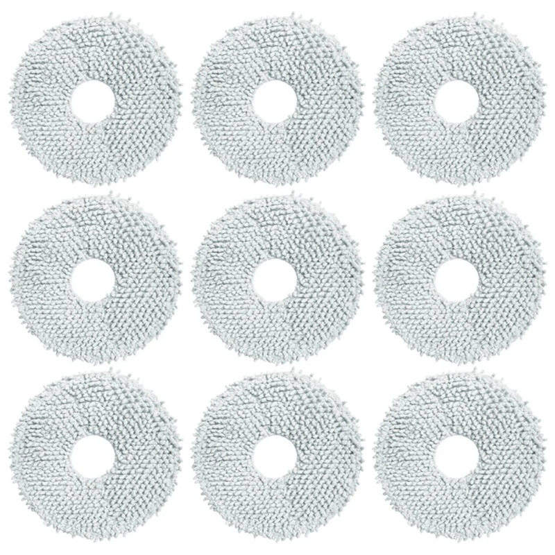 

9Pcs For Xiaomi Mijia B101CN Sweeping Robot Three-In-One Mop Cloth Rag Kit Accessories Replacement Washable Rag