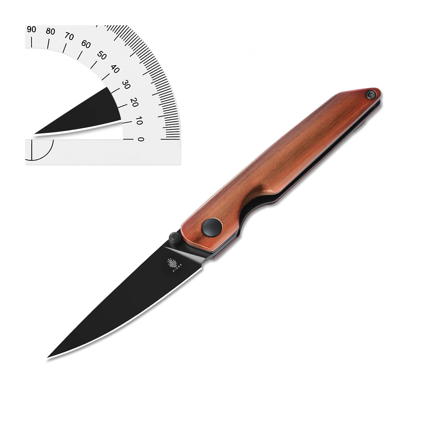 Карманный нож Kizer Shot V3677C1/V3677C2 6063-T6 ручка с лезвием 154 см инструменты для кемпинга EDC