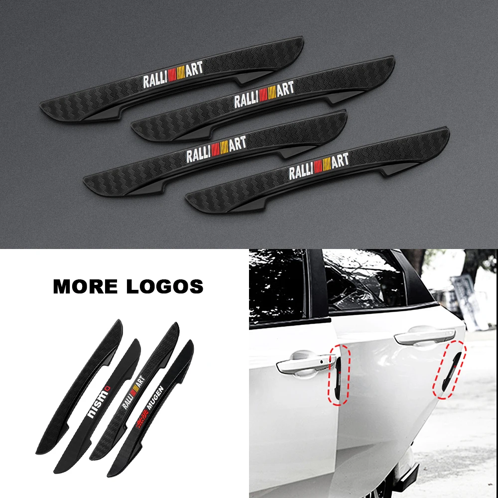 4 шт. защитные наклейки на двери автомобиля для Infiniti Nissan Cadillac Suzuki Renault Ford Land Rover Citroen