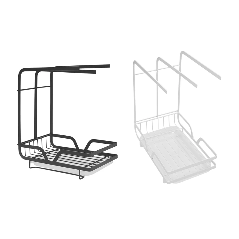 

Kitchen Spong Rack Towel Drying Rack Holder Sink Shelf Organizer With Tray Kitchen Accessories Storage Organizer