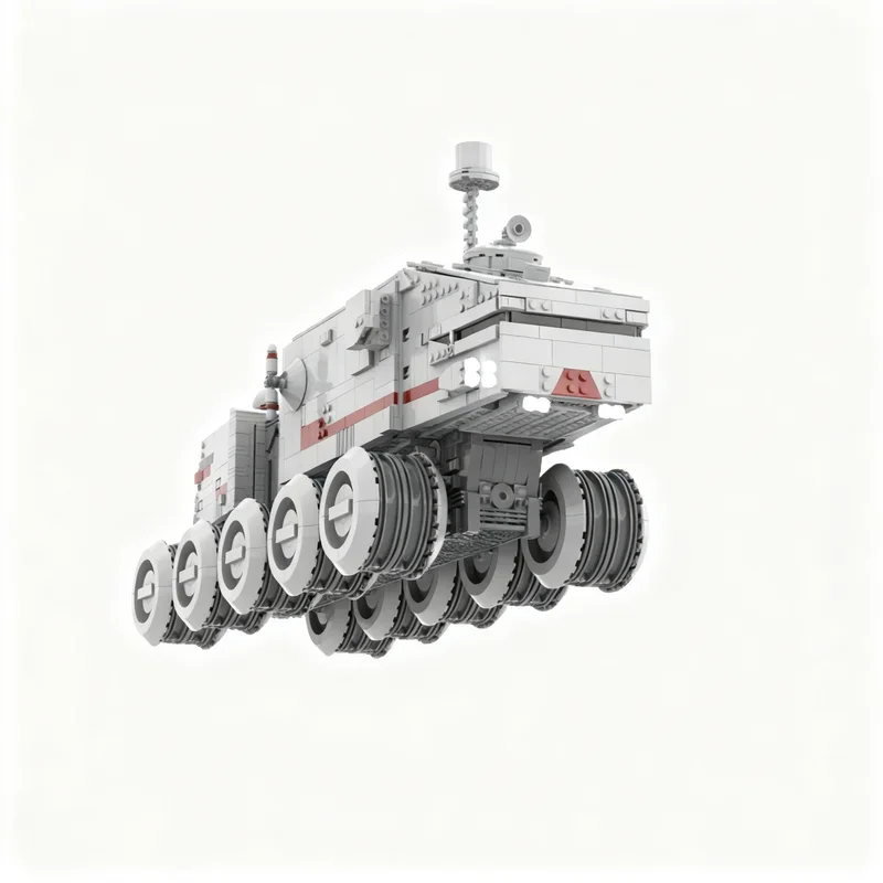 Фото НОВИНКА: Конструктор 3332 детали «Звездные войны: Танк A6 Juggernaut Turbo» (модель MOC) – креативный набор для сборки и демонстрации, подарок, декор №4