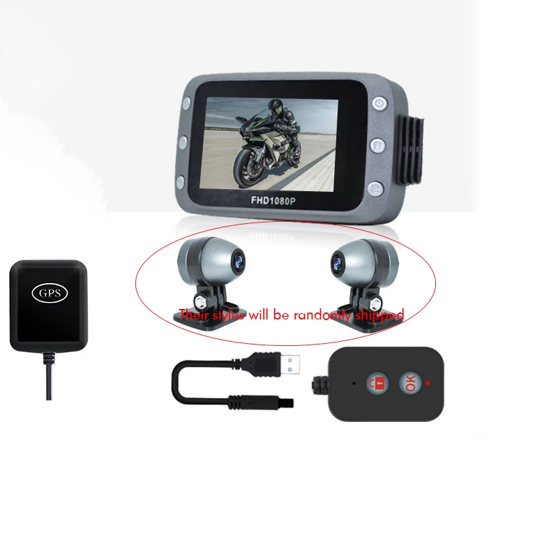 Двойной видеорегистратор со встроенным WiFi GPS передняя 1080P задняя 1080P/720P двойная