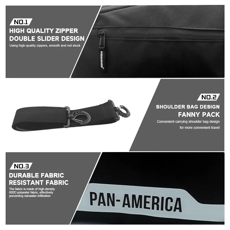Спортивная Седельная Сумка Pan America 1250 Водонепроницаемая Из Волокнистой Ткани RA1250