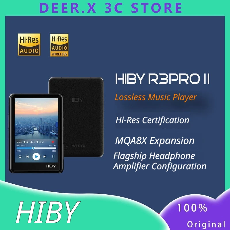 Фото HIBY R3 Pro II MP3-плеер без потерь качества звука, портативный цифровой аудиоплеер Hi-Fi для аудиофилов, для использования на открытом воздухе №1