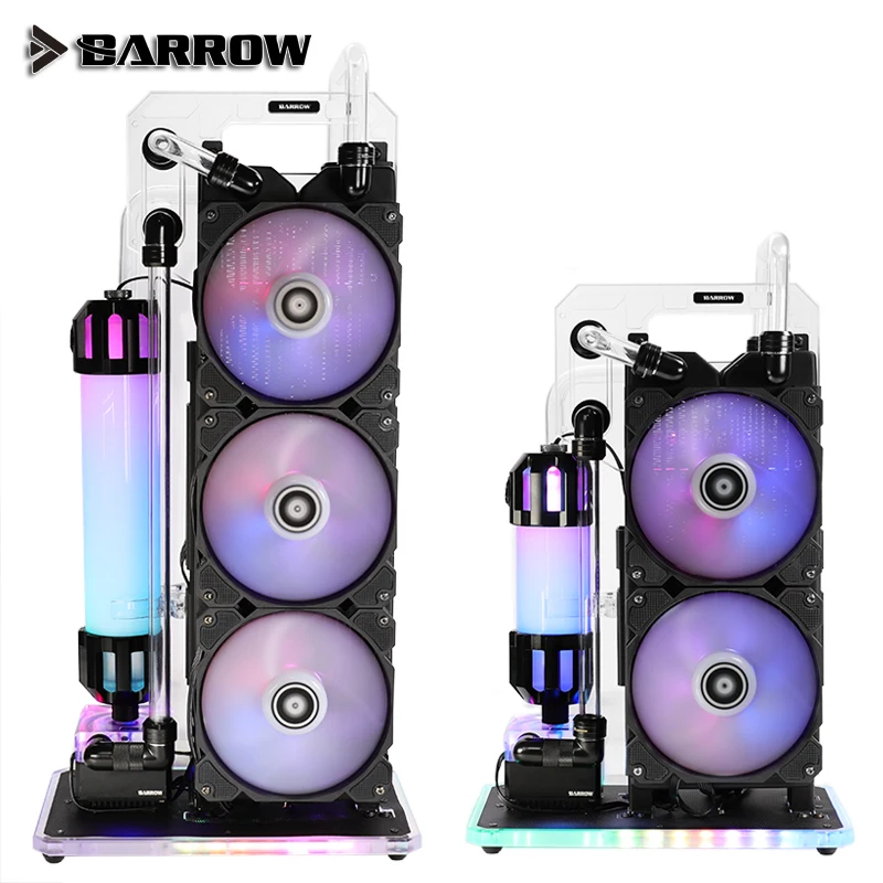 

Barrow External Water-cooling Dock for ITXcomputer Case Laptop 240 360mm Water Cooler Radiator Multifunction Stent EXWCD-240/360
