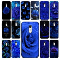 maiyaca blue rose flower phone case for redmi 5 6 7 8 9 a 5plus k20 4x 6 cover