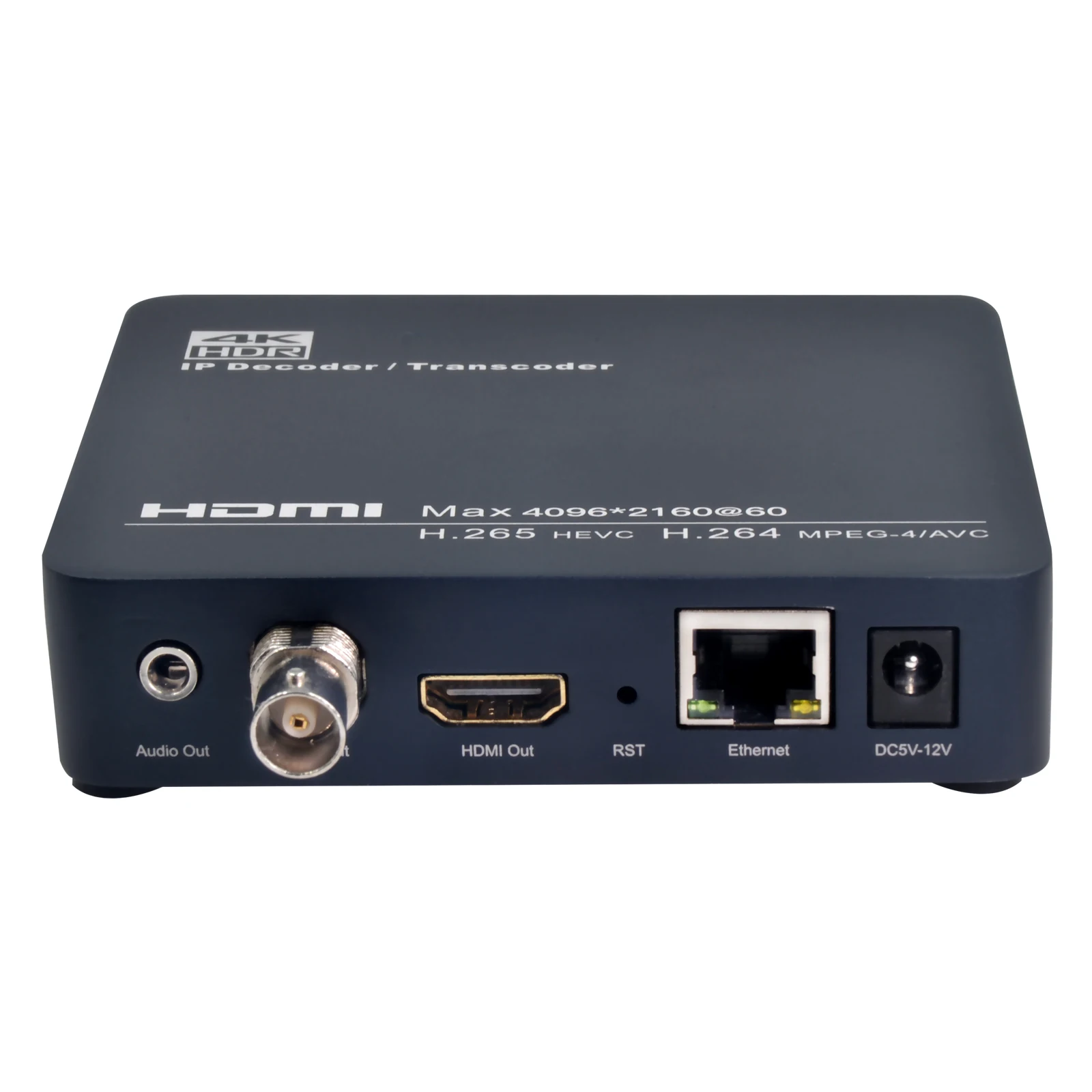 

4K60fps HDR H265 HDMI Video Decoder / IP to IP Transcoder