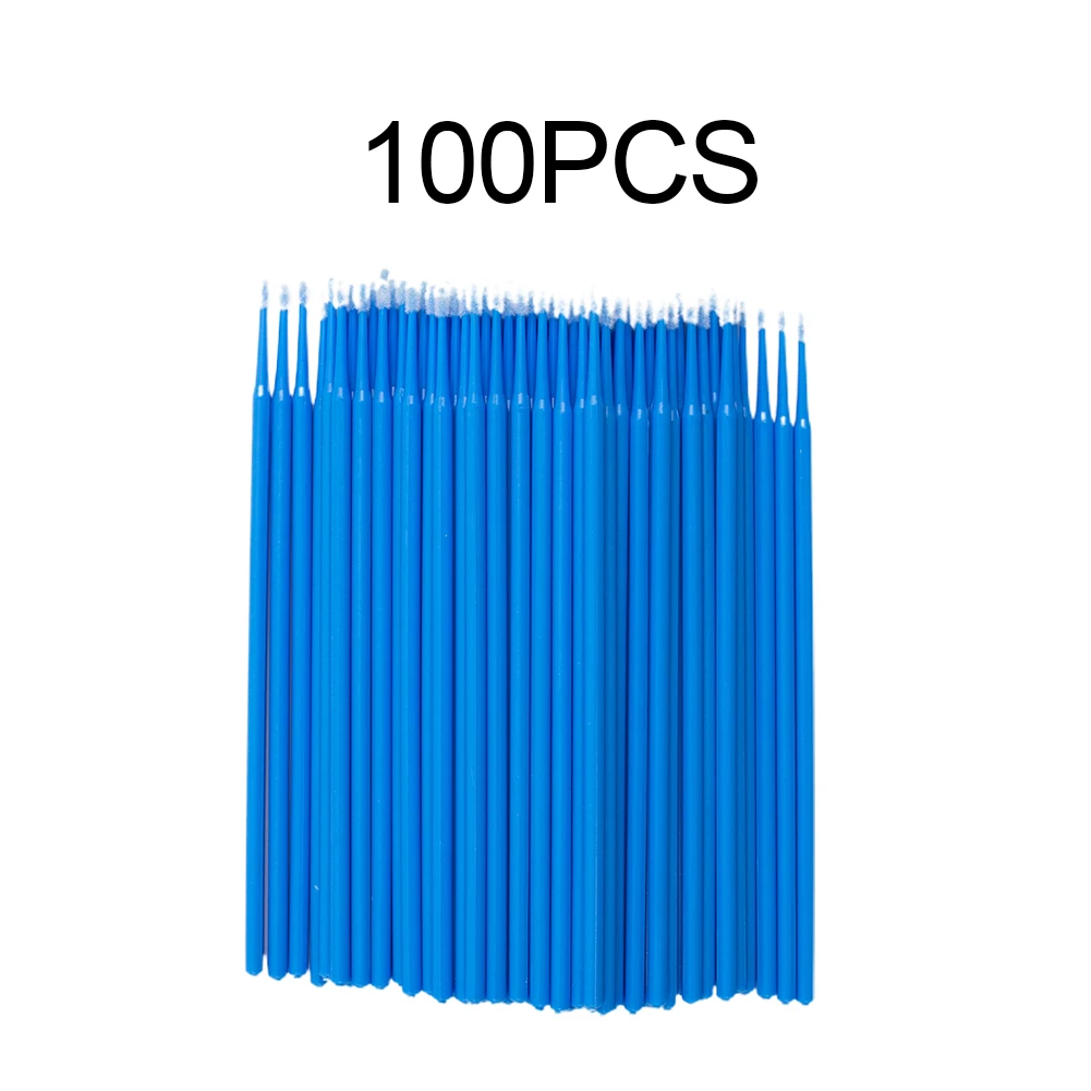 Hot！100pcs/set Car Applicator Stick Paint Touch-up Paint Brushes Disposable Dentistry Pen Auto Mini Head Brush Car Repair Parts