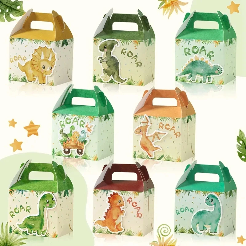 Динозавр конфеты подарочные коробки динозавр рандый Декор джунгли сафари товары
