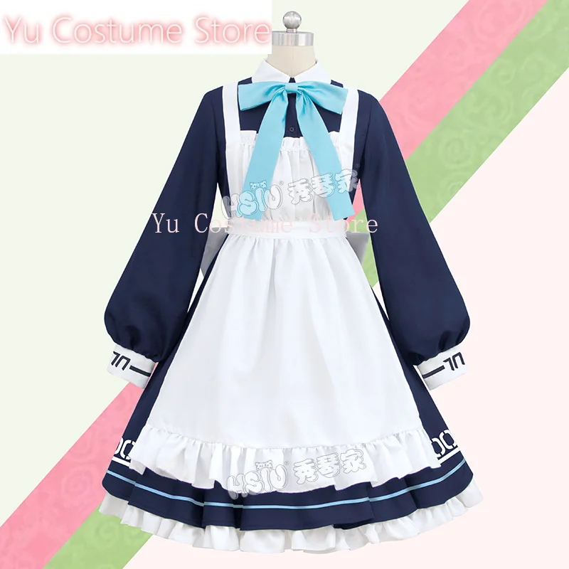 Синий архив Saiba Midori Momoi платье косплей костюм Cos игры аниме вечерние униформа